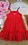Vestido com Tule Vermelho Natal Cinti - Imagem 1