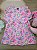 Vestido em Cotton Rosa Floral Bee Loop - Imagem 1