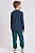 Conjunto Camiseta Manga Longa E Calca Jogger Marinho Lucboo - Imagem 3