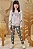 Conjunto de Blusão em Moletom com Pelúcia e Calça Legging em Termoskin Peluciado Infanti Infantil Menina - Imagem 1