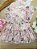 Vestido Manga Longa Tule com Elastano Estampado Ursinha Rosa Jelly Cinti - Imagem 2
