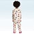 Conjunto de pijama blusão e calça em malha 100% algodão feminino Fakini - Imagem 4