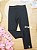 Legging em malha 96% algodão 4% elastano feminina Preto Fakini - Imagem 1