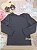 Blusa manga longa preto Cinti - Imagem 1