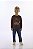 Camiseta Manga Longa em Meia Malha / Marrom Chocolate - Up Baby - Imagem 1