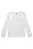 Blusa em Termoskin Peluciado Off White Infanti Infantil Menina - Imagem 1