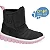 Bota Infantil Bibi Roller 2.0 Drop Rosa Com Preto Impermeável - Imagem 2