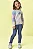 Calça Legging em Malha Denim Kukiê Infantil Menina - Imagem 1