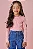 Blusa em Termoskin Peluciado Rosa Kukiê Infantil Menina - Imagem 1