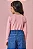 Blusa em Termoskin Peluciado Rosa Kukiê Infantil Menina - Imagem 2