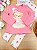 Conjunto de Pijama de Blusa em Meia Malha com Calça Legging em Malha Comfy Infanti Infantil Menina - Imagem 1