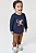 Conjunto de Camiseta em Meia Malha e Calça Jogger em Cotton Jeans com Elastano Johnny Fox Bebê Menino - Imagem 1