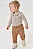 Calça Skinny em Sarja Squash com Elastano Johnny Fox Bebê Menino - Imagem 1