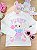 Blusa Menina em Malha Térmica WILD CHILD Off White Cinti - Imagem 1
