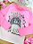 Blusa Menina em Malha Térmica WILD CHILD Rosa Cinti - Imagem 2