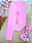Legging Infantil Menina em Malha Térmica Rosa Cinti - Imagem 1