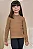 Blusa em Canelado Liz Bege Escuro Infanti Infantil Menina - Imagem 2