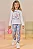 Conjunto de Blusa Alongada em Cotton e Calça Legging em Molecotton Infanti Infantil Menina - Imagem 3