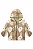 Jaqueta Puffer Reversivel em Nylon Mesclado e Forro em Malha Fresh LucBoo Bebê Menino - Imagem 2