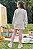 Conjunto de Blusão Over em Moletom Linho com Pelúcia e Calça Legging em Canelado Comfy Kukiê Infantil Menina - Imagem 2