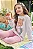 Conjunto de Blusão Over em Moletom Linho com Pelúcia e Calça Legging em Canelado Comfy Kukiê Infantil Menina - Imagem 3