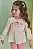 Conjunto de Bata em Cotton e Calça Legging em Cotton Jeans Kukiê Bebê Menina - Imagem 2