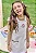 Conjunto de Blusa em Canelado e Salopete em Moletom Linho sem Pelúcia Kukiê Infantil Menina - Imagem 3