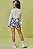Conjunto de Blusa em Cotton e Short Saia em Termoskin (acompanha Bolsa em Pelo) Kukiê Infantil Menina - Imagem 2