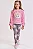 Conjunto de Blusão em Pelo Carneirinho e Calça Legging em Termoskin Peluciado Kukiê Infantil Menina - Imagem 1