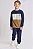 Conjunto de Blusão e Calça Jogger em Moletom sem Pelúcia LucBoo Infantil Menino - Imagem 1