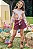 Conjunto de Blusa em Malha Comfy e Shorts em Moletom com Pelúcia Kukiê Infantil Menina - Imagem 3