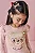 Conjunto de Blusa Alongada em Cotton e Calça Legging em Malha Power Kukiê Infantil Menina - Imagem 3