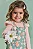 Conjunto de Blusa em Cotton e Salopete em Moletom com Pelúcia Kukiê Bebê Menina - Imagem 2