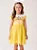 Vestido Infantil Menina Bimbi da Bela Disney com Tule de Brilho - Imagem 1