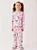 Conjunto Pijama Infantil Menina Bimbi Rosa de Suede Estampado - Imagem 1