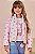 Jaqueta Puffer Reversível em Veludo com Elastano e Malha Comfy Infanti Infantil Menina - Imagem 1