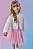 Casaqueto em Pelo Liso Off White Infanti Infantil Menina - Imagem 1