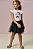 Saia em Tule com Elastano. Com Shorts Embutido Infanti Infantil Menina - Imagem 1