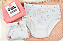 Kit 3 Calcinhas Tradicionais Malha Dupla Estampadas 100% Algodão Luna - Imagem 1