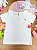 Blusa em Meia Malha e Gola com Renda Off White Up Baby - Imagem 1