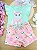 Conjunto de Pijama de Blusa em Meia Malha com Shorts em Malha Comfy Infanti - Imagem 1
