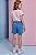 Shorts em Jeans com Elastano. Acompanha Presilha de Cabelo Infanti - Imagem 4