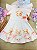 Vestido em Fly Tech Rosa Ursinha Infanti - Imagem 1