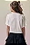 Blusa em Meia Malha Off White Vic Vicky - Imagem 2