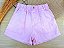 Shorts em Sarja com Elastano Rosa Vic Vicky - Imagem 1