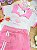 Conjunto de Blusa Polo em Meia Malha e Short Saia em Soft Line Infanti Infantil Menina - Imagem 5