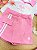 Conjunto de Blusa Polo em Meia Malha e Short Saia em Soft Line Infanti Infantil Menina - Imagem 4