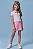 Conjunto de Blusa Polo em Meia Malha e Short Saia em Soft Line Infanti Infantil Menina - Imagem 2