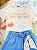 Conjunto de Blusa em Cotton e Shorts em Jeans com Elastano Infanti Infantil Menina - Imagem 3