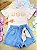 Conjunto de Blusa em Cotton e Shorts em Jeans com Elastano Infanti Infantil Menina - Imagem 1